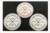 Endless Summer LAFD Cross Surf Boards Window Vinyl Decal