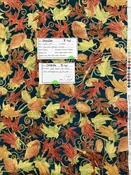 010226-F-W Autumn leaves, Quilting Cotton; 44" wide, by the yard — FabMo