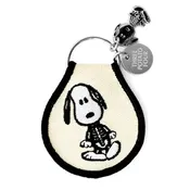3P4 x Peanuts® Halloween - Snoopy Skeleton Patch Keychain