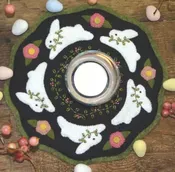 BAREROOTS BUNNIES CANDLE MAT KIT