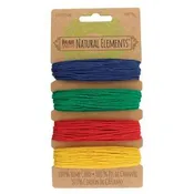 0.55mm Hemp Cord Topaz Colors, 4 pack, 10lb test, 53 yards, cor0501