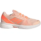 Adidas Women's Avaluxe Tennis Shoes (Blush Pink/Beach Orange/White)