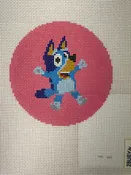 * 2BusyNeedlepointing  Blue Dog Heeler