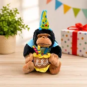 Birthday Monkey Plush