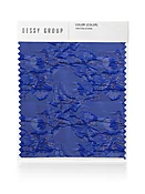Cobalt Floral Metallic Jacquard Swatches