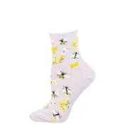 Honey Bee Floral | Cotton Mini Crew