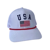 American Flag USA Rope Hat