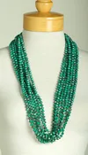 36 Inch Crystal Strand in Mermaid Green