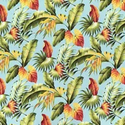 Ahiki Aqua – Barkcloth