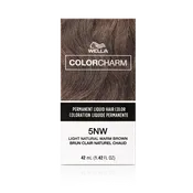 5NW Light Natural Warm Brown Permanent Liquid Hair Color