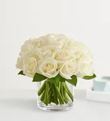 Contemporary White Roses