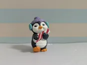 1993 Vintage Merry Miniatures Penguin with Candy Cane