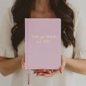 You Are Made For This Fabric Journal - Home Decor