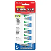 0.017 oz (0.5g) Super Glue Gel (5/Pack)