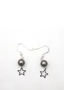 Tahitian Pearls with Charm Earrings