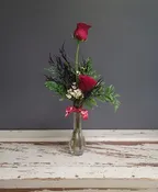 2 ROSE BUD VASE
