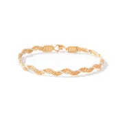 A Mother's Love Bracelet - 14K Gold Artist Wire and Sterling Silver