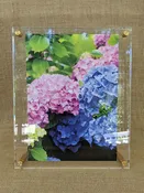 8x10 Acrylic Double Panel Frame - Gold