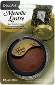 DecoArt Metallic Lustre Wax Finish 1oz-Iced Espresso
