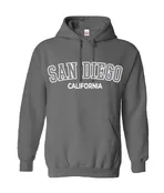 AH 5025 SD,CA D-1, Charcoal Adult Hoodie