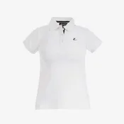 Girl's Horze White 'Trina' English Polo Shirt