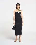 Alexa - Midi Dress - Black
