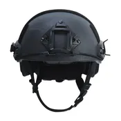 BALLISTIC LEVEL IIIA FAST HELMET BLACK X- LARGE WITH BAG