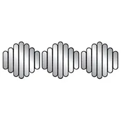 Gatsby Sonic Wave 3-Piece Plastic Wall Decor Mirror Set, 10 Inches, 30 Inches Total