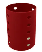 2 1/2" Hair Magnetic Rollers Red | 6 Pieces