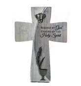 CONFIRMATION CROSS W/EASEL & HANGER