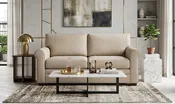 American Leather Today Sleeper Gaines Sofa with Rolled Arms