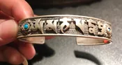 Tibetan Bracelet with Om Mani  Padme Hum Mantra, Buddhist cuff bracelet, compassion, protection and peace bracelet. Nepali Bracelet,