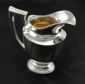 LAFAYETTE by Towle Pattern 7680 Sterling Silver Gold Wash Creamer - No Monogram