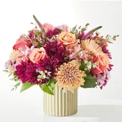 Berry Cobbler Bouquet with Ivory Vase