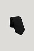 Black Solid Tie