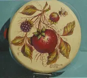 Berries Jam Jar Lid - Carolyn Phillips