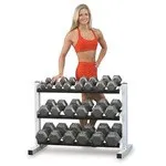 Body Solid Hex Dumbbell Set - 5-100 lbs.