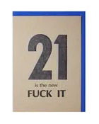 21 is the New...Card — Mitrebox Framing Studio