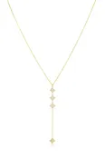 Amanda CZ Lariat Necklace