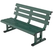 Putterman 5-Foot Court-Rest Aluminum Bench