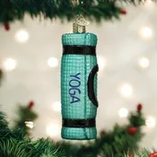 Yoga Mat Ornament – Old World Christmas Zen Gift