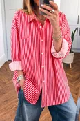 Candy Stripe Crush Button Down Top