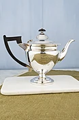 1917 Nurse Grainger Silverplate Teapot