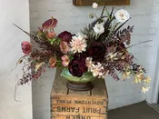 Burgundy & CreamFaux and Dry FloralsFloras Avenue