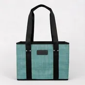 Boda Market Tote - Mini Basketweave - Turquoise
