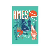 90's Ames Postcard