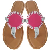 EasyStitch 2.5″ Medallion Sandals-FUCHSIA