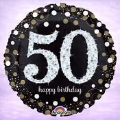 18" Sparkling Bday 50