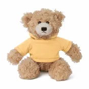 Beige Brandon Bear in Custom Hoodie 12"