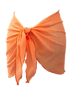 Orange Mesh Sarong